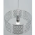 Lampa wisząca chromowana szklana 30cm 5008/1 z serii ASTER - Lampy Elem